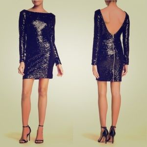 Dress the Population Kelly black Sequin Dress